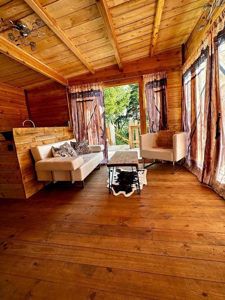 Photo 5/10 — Cabane « Cabane spa des Milvus à Cheylade » à Cheylade Cantal