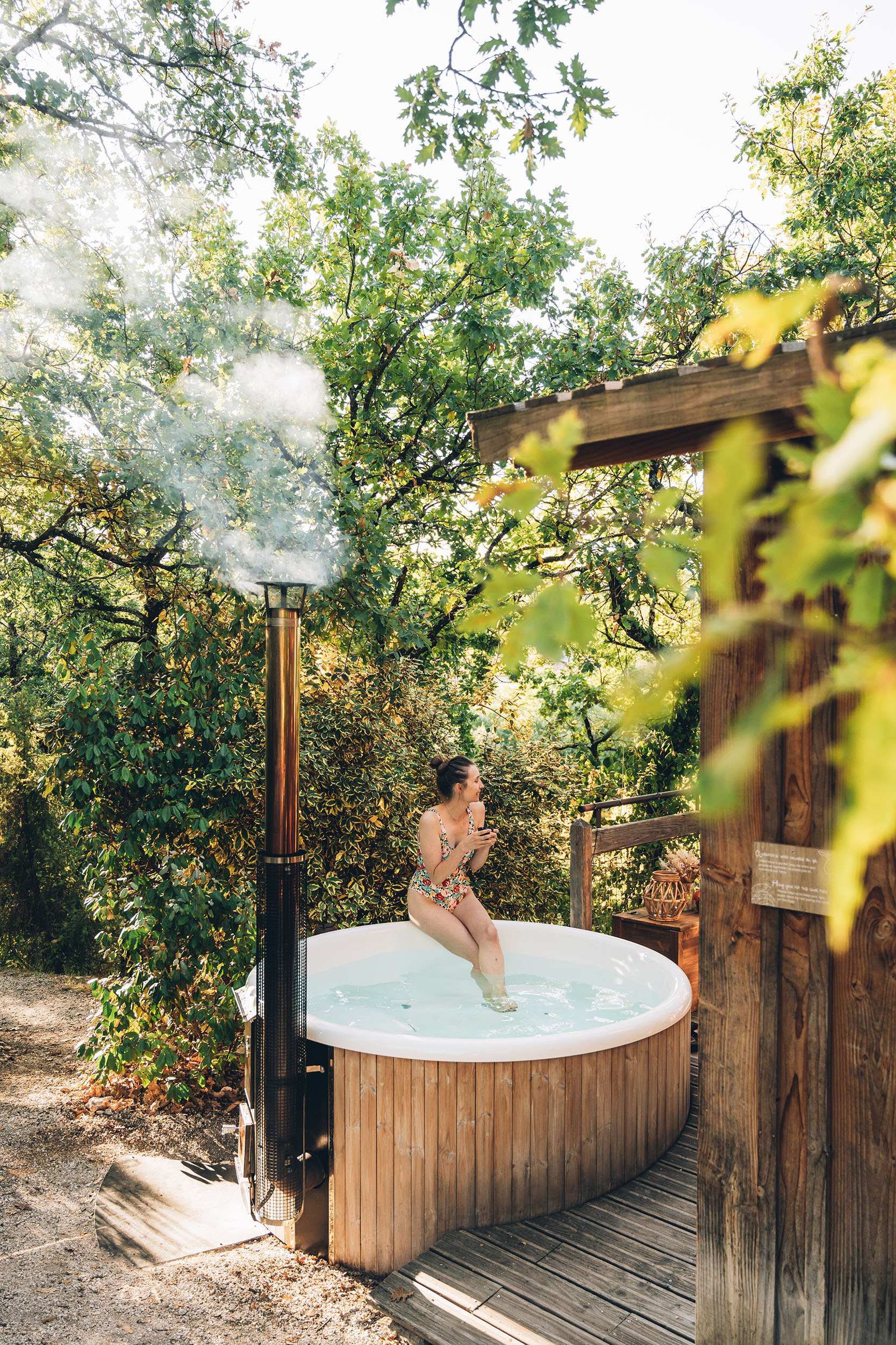 Photo 3/4 — Cabane « Cabane spa Pella Roca à Labastide-de-Penne » à Labastide-de-Penne Tarn-et-Garonne